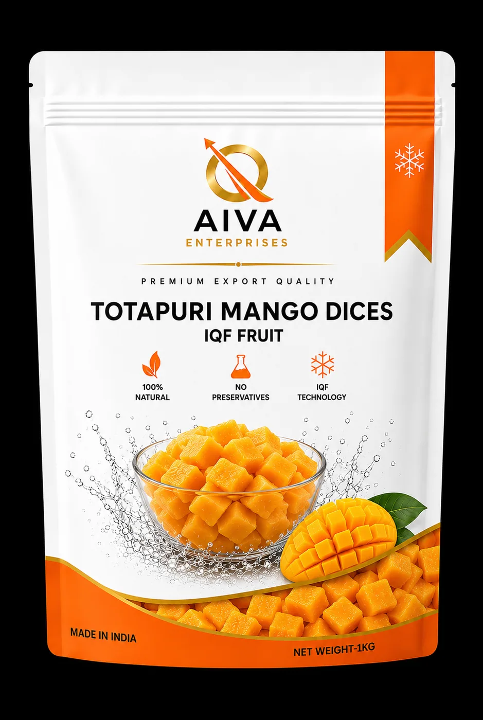 Totapuri Mango Dices